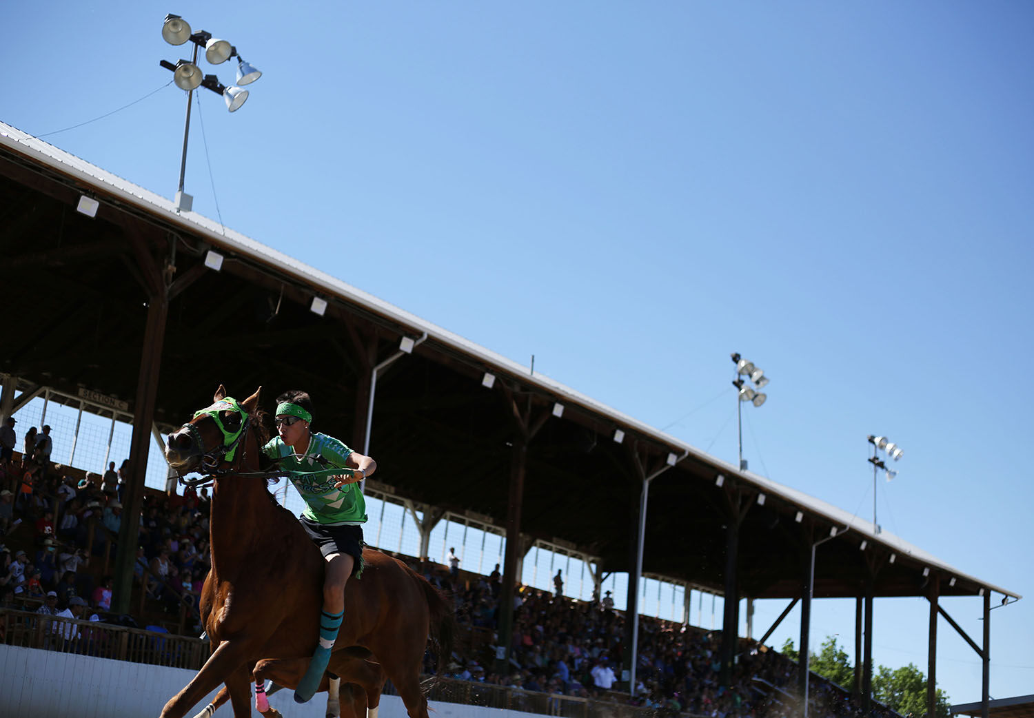 Desmond Archuleta races forward
